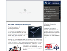 Tablet Screenshot of niezgodskiplumbing.com